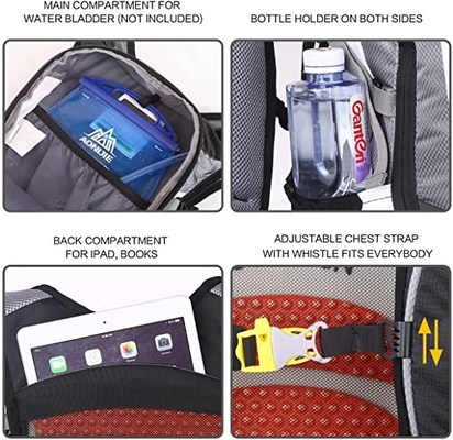 zaino d'escursione all'aperto di riciclaggio Daypack della bici 18l per il viaggio all'aperto