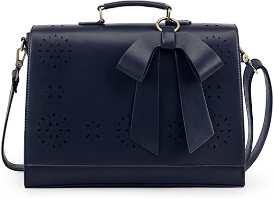 Arco staccabile del computer portatile del vegano delle donne della borsa della spalla del computer della borsa di cuoio di Satchel
