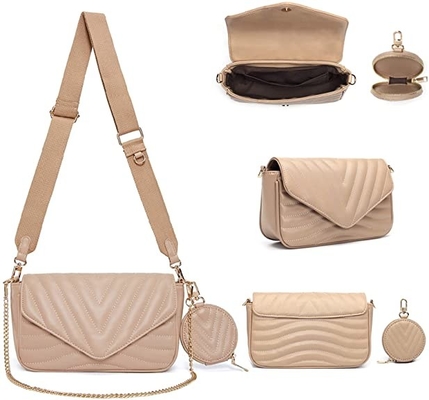 Borsa alla moda di Small Quilted Crossbody del progettista per le donne