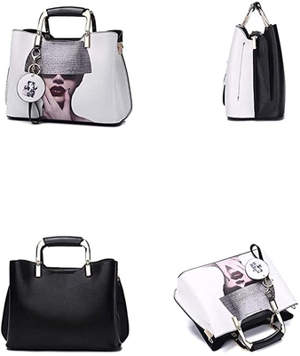 Le signore di lusso della spalla di Satchel della borsa delle donne superiori della maniglia rivestono di pelle Tote Bags