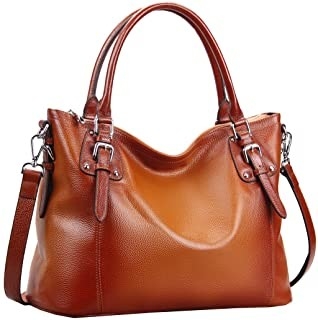 Maniglia inter- di cuoio genuina Tote Bag della cima di Satchel del corpo della borsa delle donne del ODM