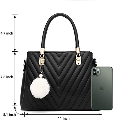 Maniglia superiore Satchel della borsa di lusso di modo delle donne di cuoio dell'unità di elaborazione